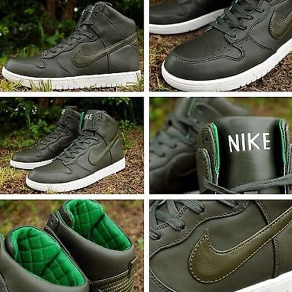 Nike Lunar Dunk High SP TZ Sequoia Cargo Khaki (718790-330)  Very Rare size 9.5 - Picture 9 of 9
